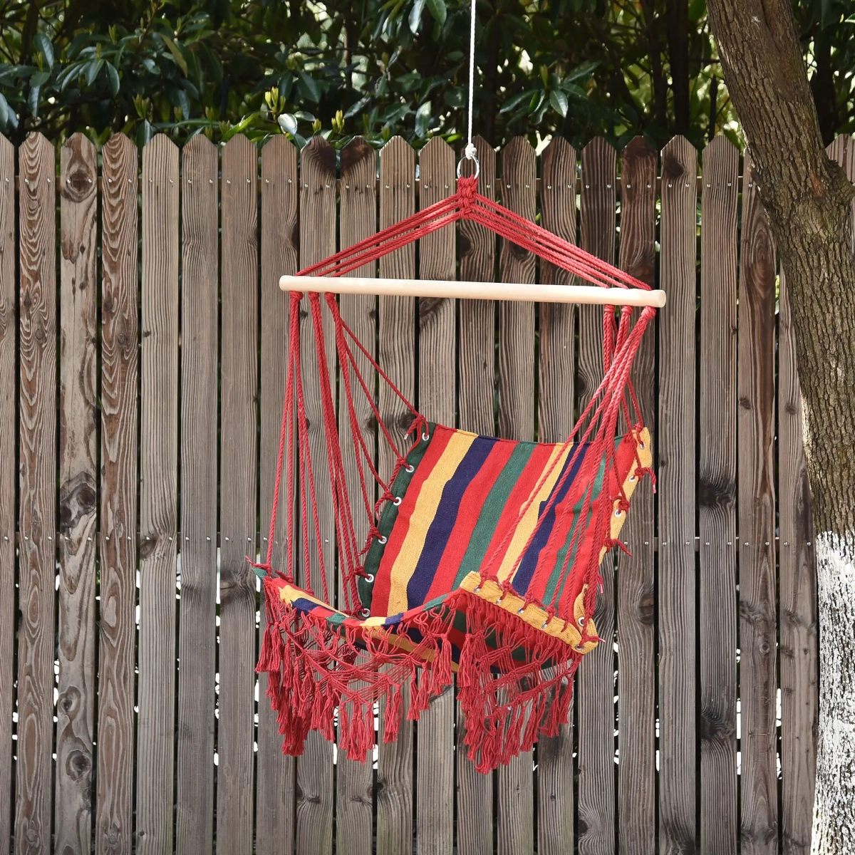 La Chaise hamac à corde Outsunny