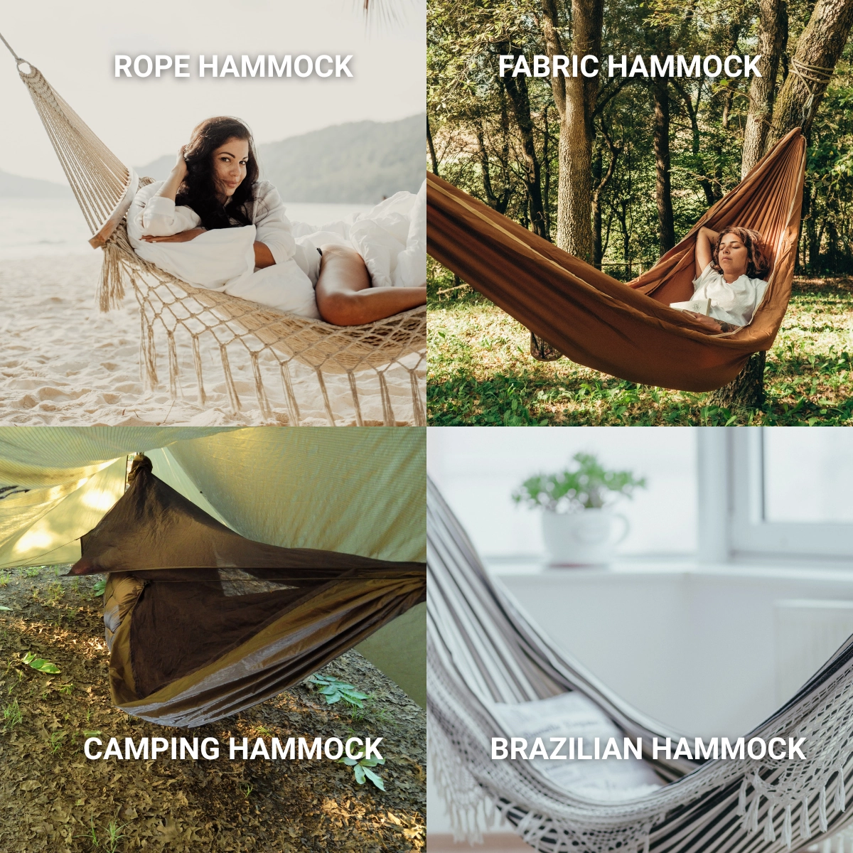 Types de hamacs