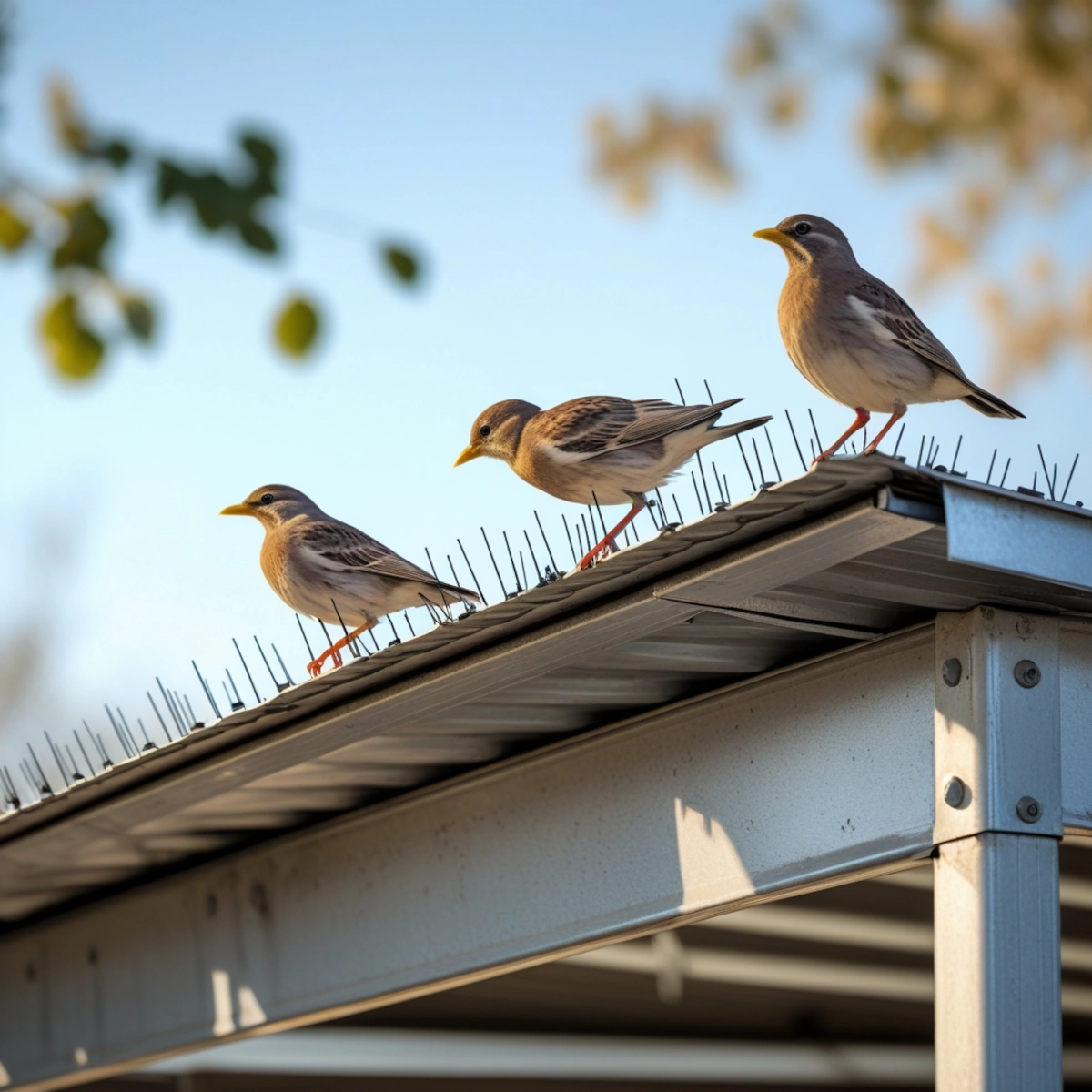 Installer des pics anti-oiseaux