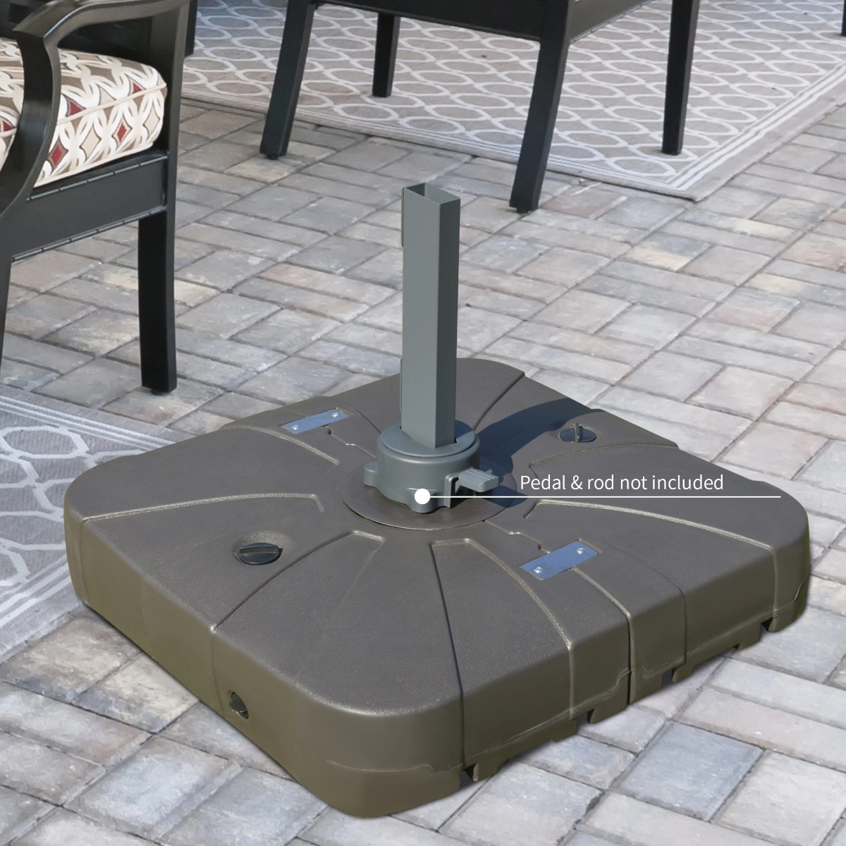 Outsunny Square Cantilever Patio Umbrella Base