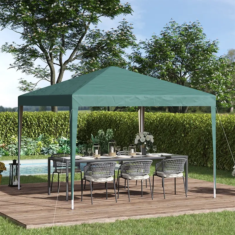 Tonnelle pliante Outsunny 3 x 3 m avec sac de transport