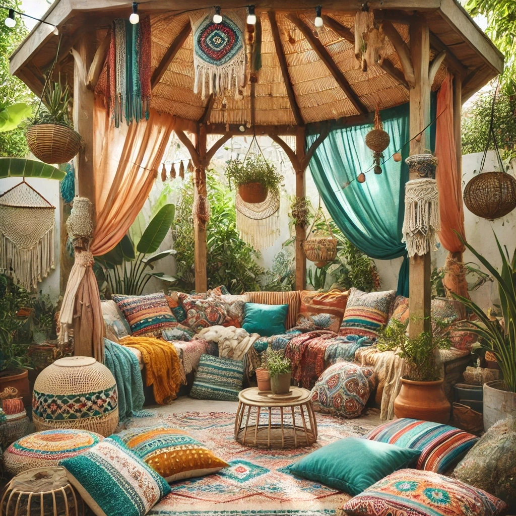 Tonnelle Style Bohème