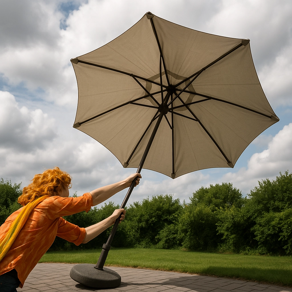 Comment empêcher votre parasol de terrasse de voler
