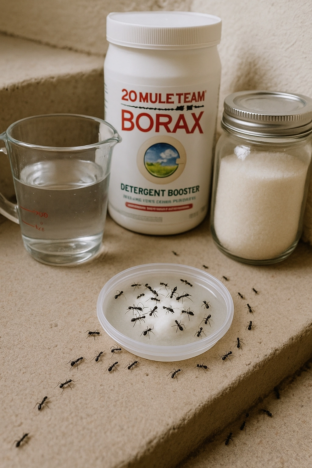 Appâts contre les fourmis sans produits chimiques