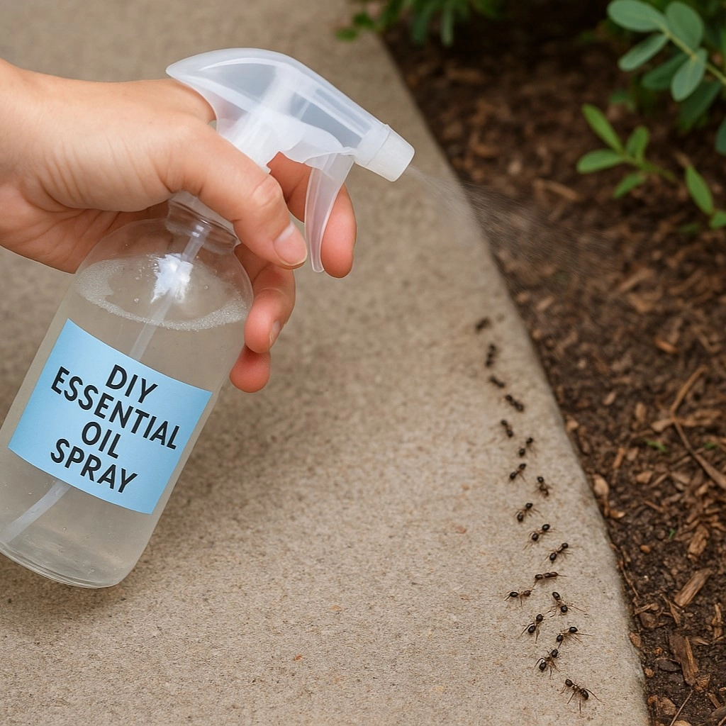 Pulvérisateur maison à l'huile