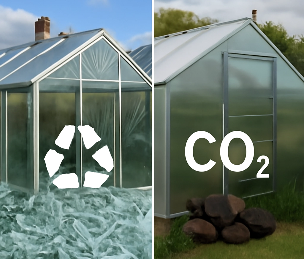 Impact environnemental : verre contre polycarbonate