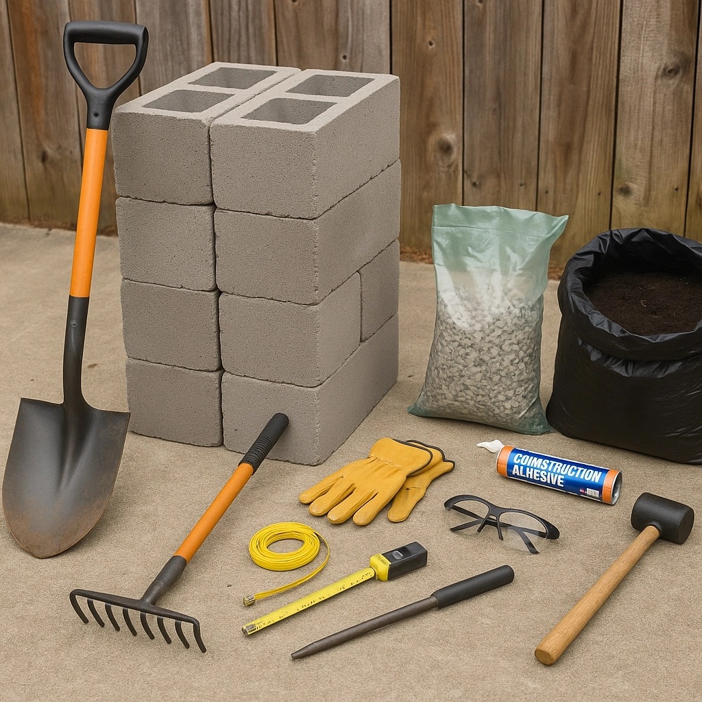 Réunir les matériaux et les outils