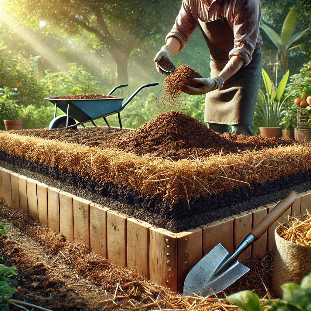 Stratification du sol : conseils pour remplir efficacement votre carré