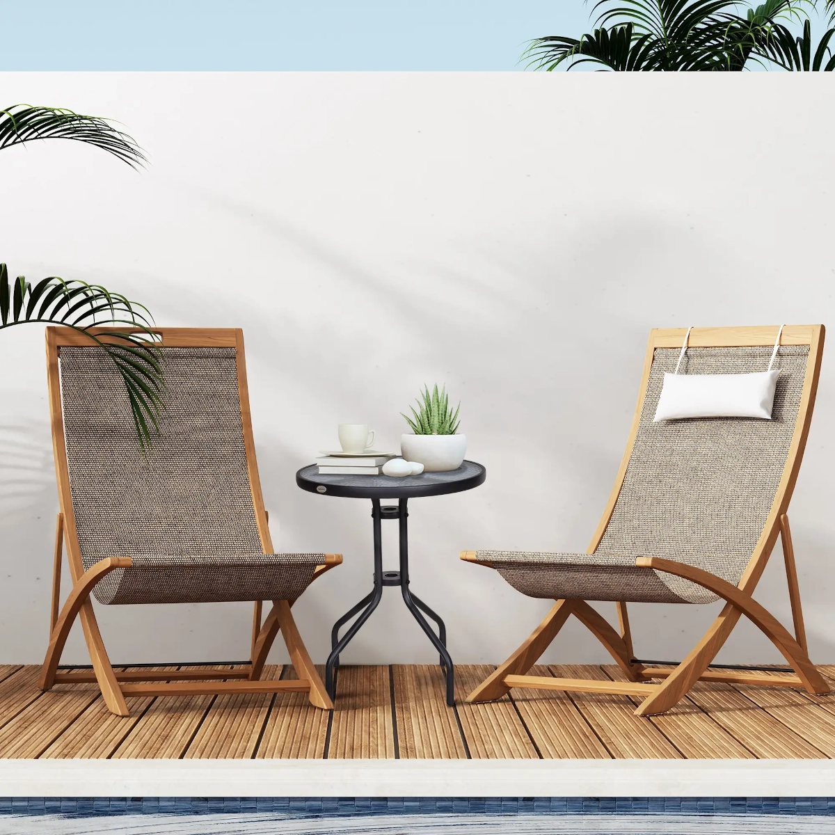 Table de patio Outsunny de 24 po