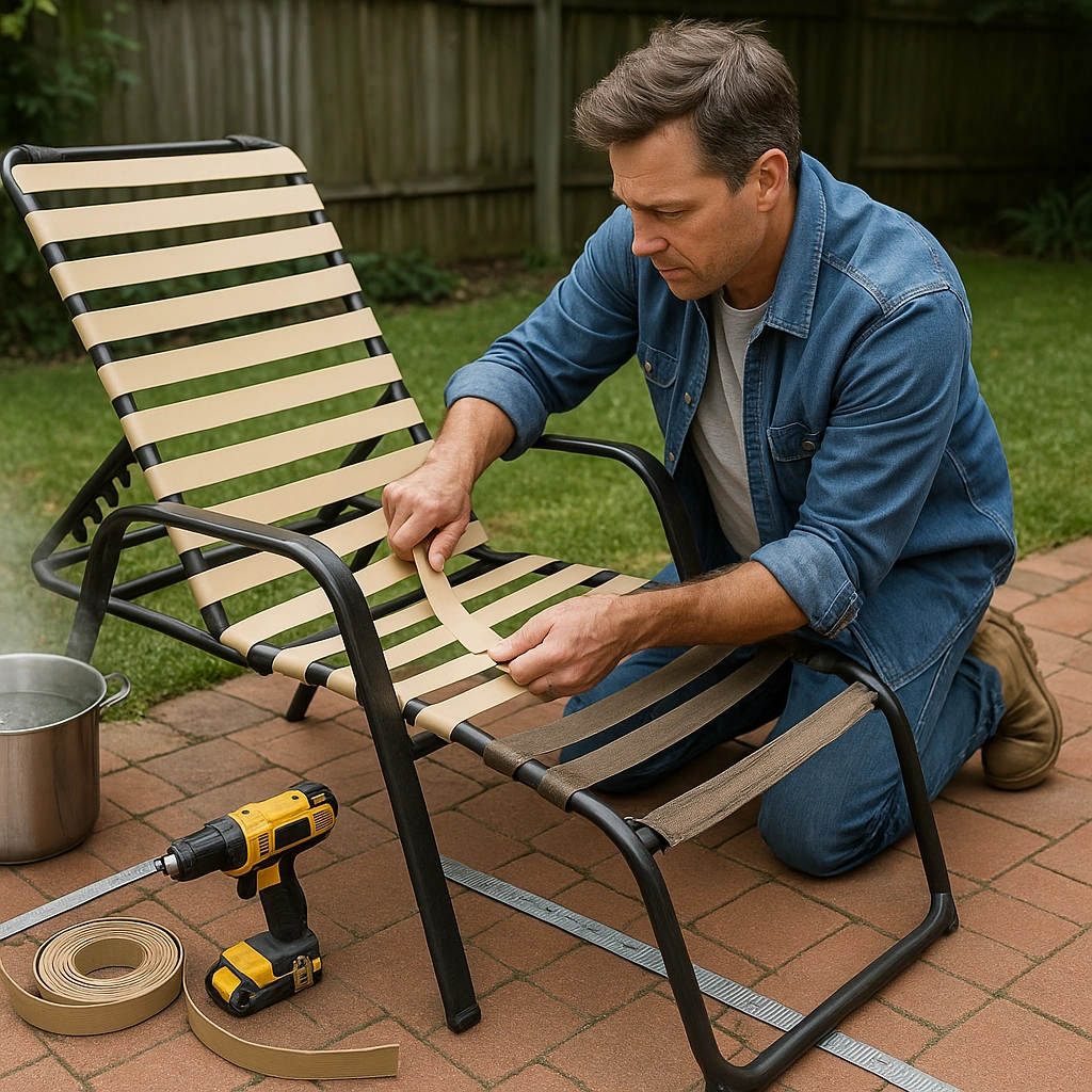 Remplacer les sangles en vinyle ou le tissu à suspension