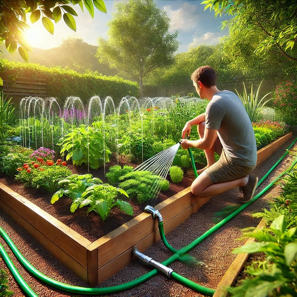 Considérations concernant l’arrosage de votre plate-bande surélevée