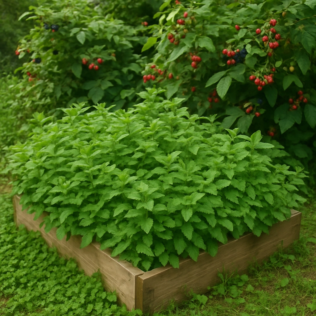 Plantes envahissantes dans les carrés surélevés
